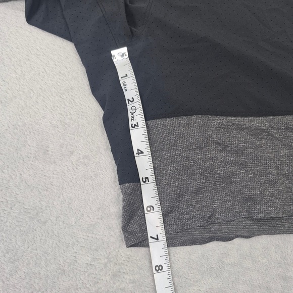 Lululemon License to Train Lined Short 7" Mens M Black Grey LM7B75S Lightweight - Picture 3 of 8